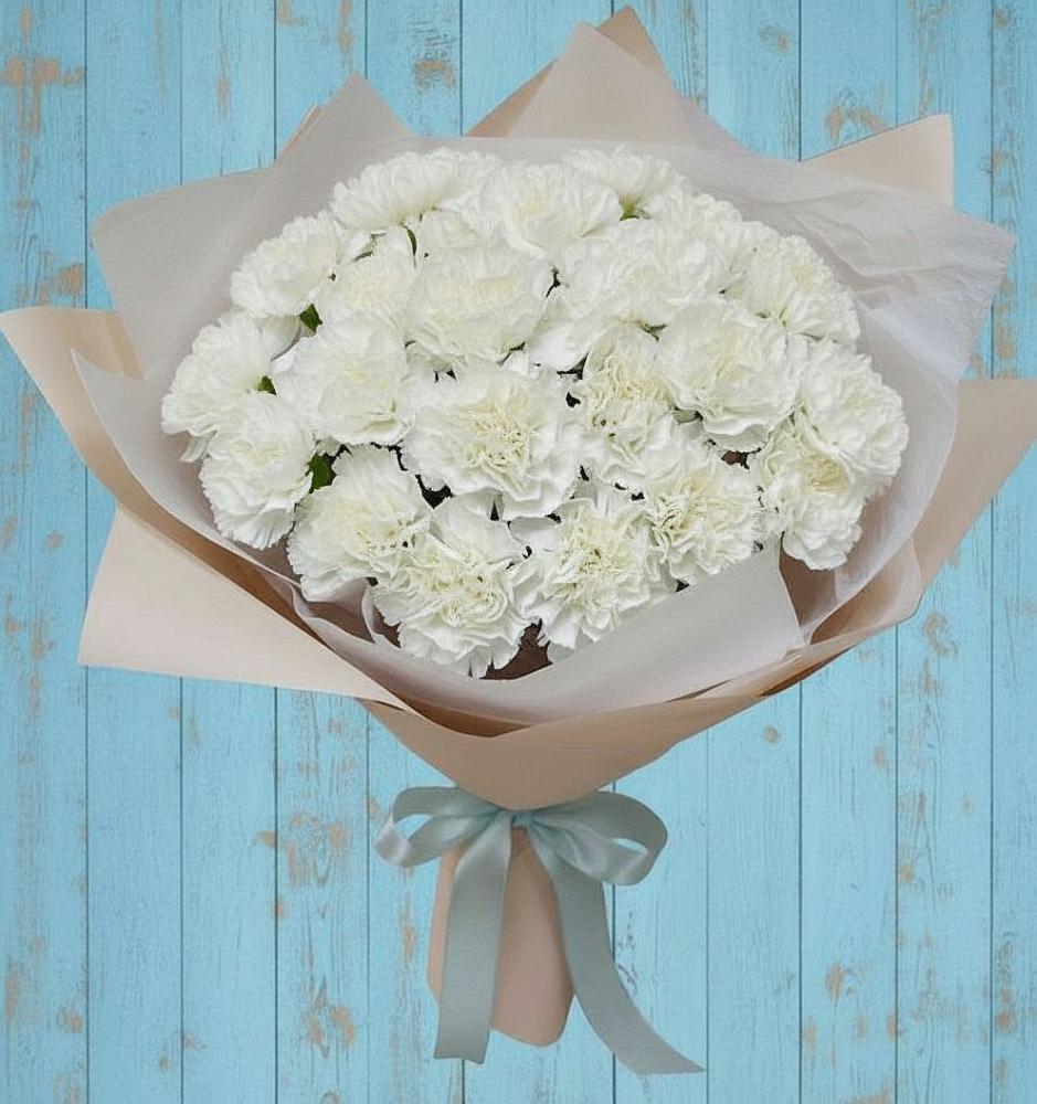 Букет цветов из: Гвоздики в Добринка Липецкая область