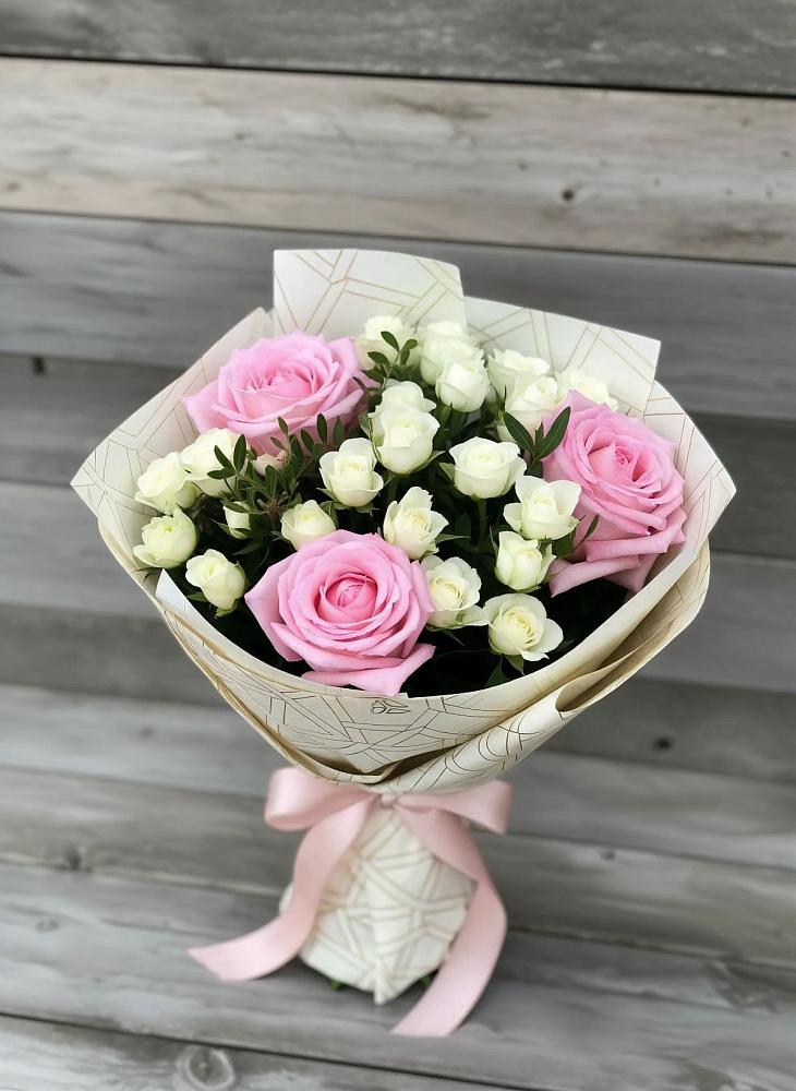 Букет цветов из: Розы в Добринка Липецкая область