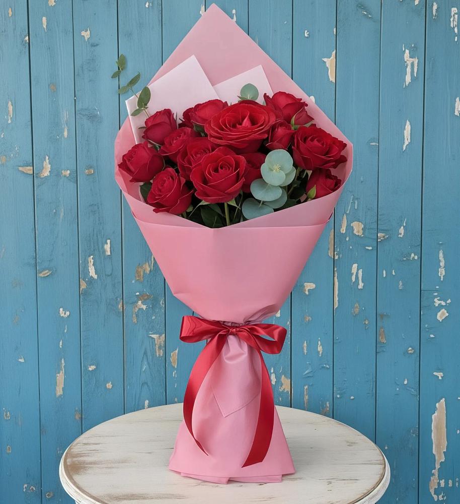 Букет цветов из: Розы в Добринка Липецкая область