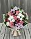 Букет цветов из: Альстромерии, Гвоздики, Розы и Хризантемы в Добринка Липецкая область