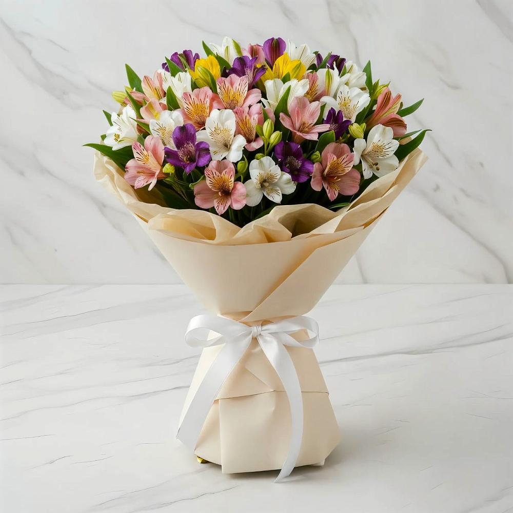 Букет цветов из: Альстромерии в Добринка Липецкая область