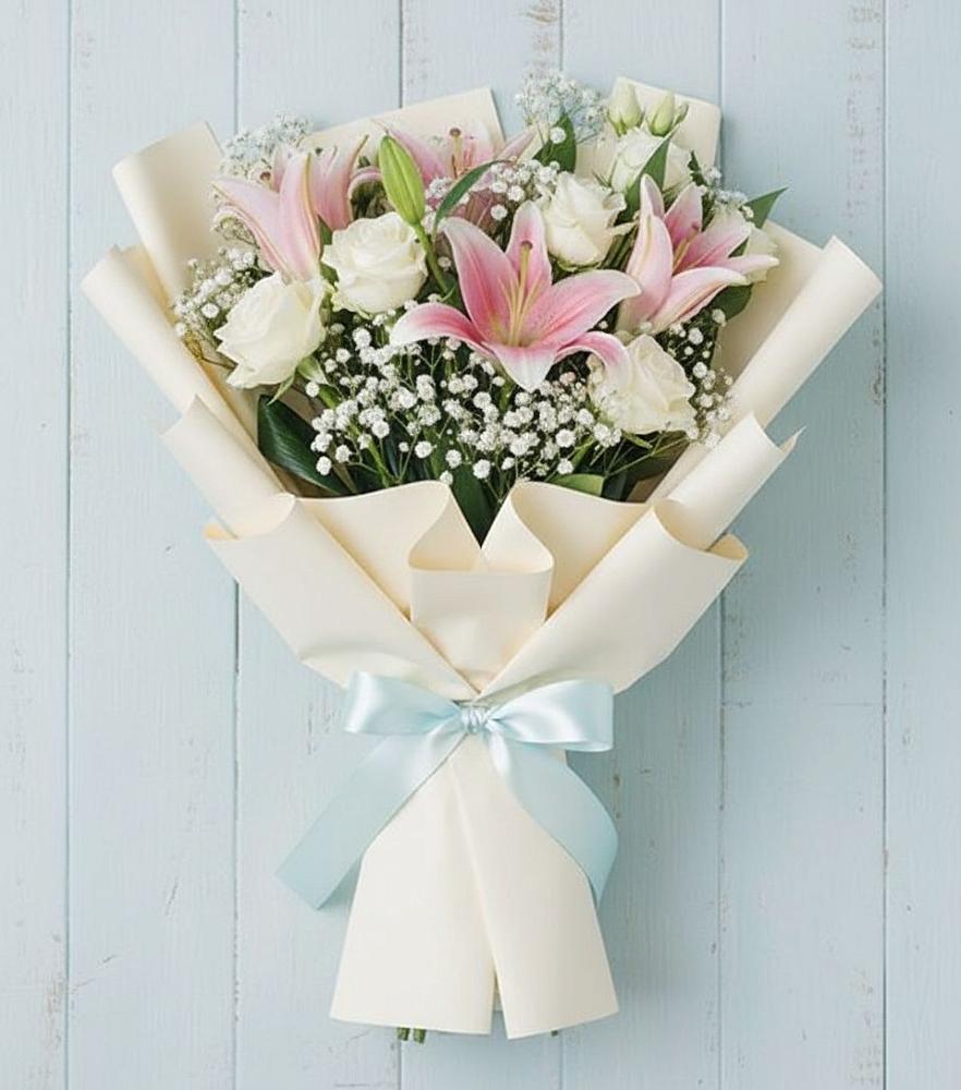 Букет цветов из: Лилии в Добринка Липецкая область