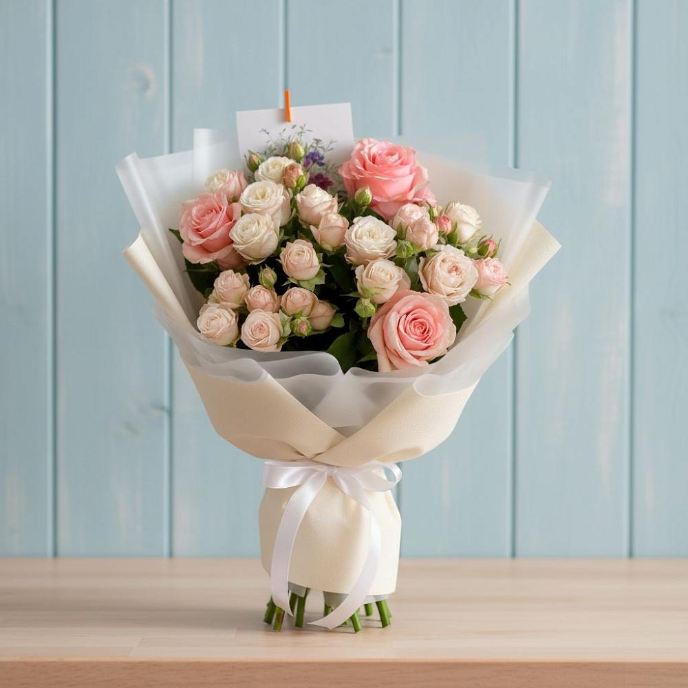 Букет цветов из: Розы в Добринка Липецкая область