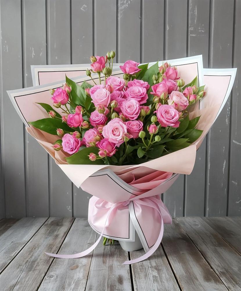 Букет Розовый кустик в Добринка Липецкая область
