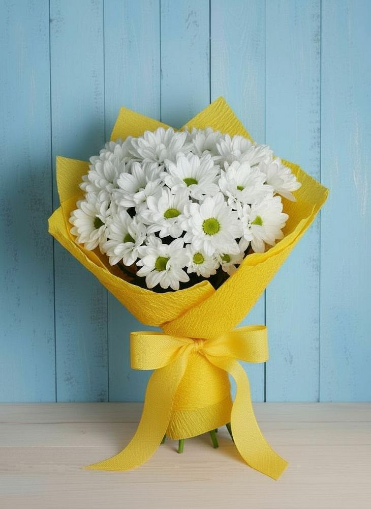 Букет цветов из: Хризантемы в Добринка Липецкая область