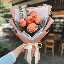 Букет цветов из:  Розы в Добринка Липецкая область