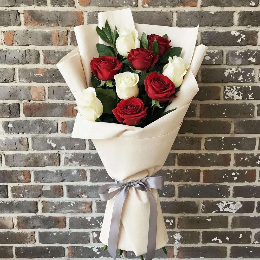 Букет цветов из: Розы в Добринка Липецкая область