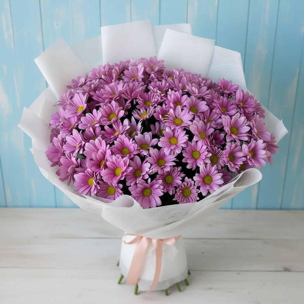 Букет цветов из: Хризантемы в Добринка Липецкая область