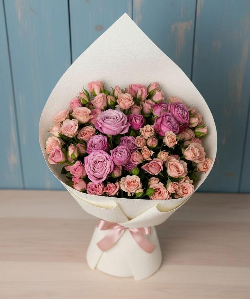 Букет цветов из: Розы в Добринка Липецкая область