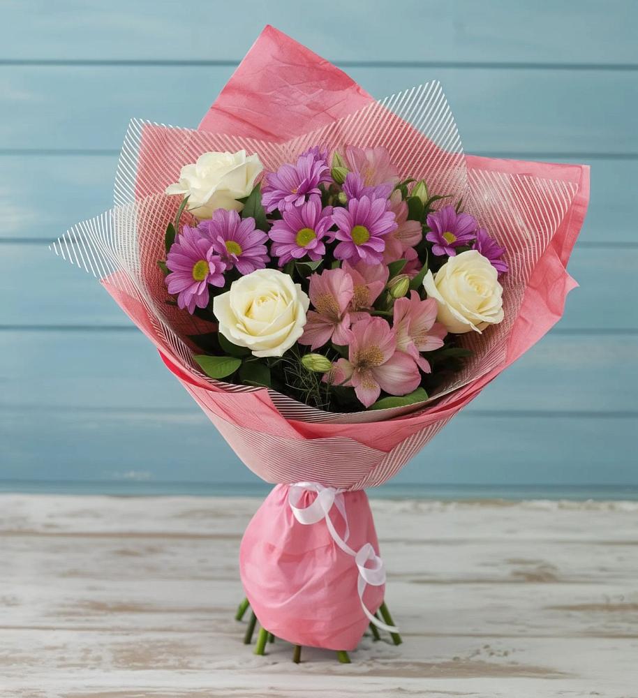 Букет цветов из: Герберы в Добринка Липецкая область