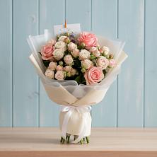 Букет цветов из:  Розы в Добринка Липецкая область